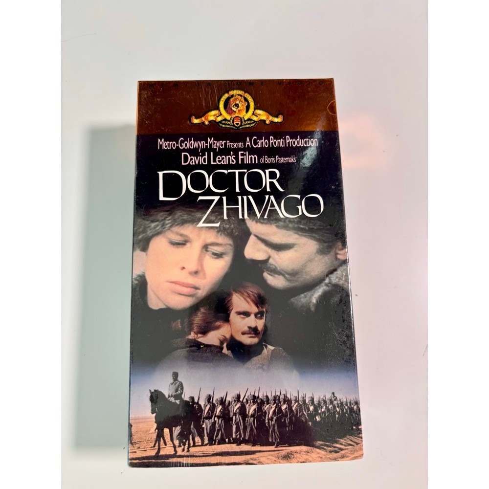 NEW MGM Doctor Zhivago VHS Movie PG Vintage Epic Drama 1988 Release